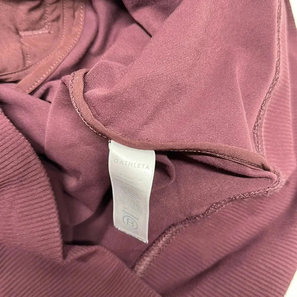 Athleta Circa Track Jacket Lightweight Full Zip Up Striped Red White Size Large - Picture 9 of 12